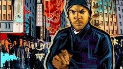 Hip-Hop rap posters gangster Nineties gangsta Ice Cube (singer)