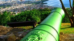Historic canon Trinidad and Tobago Port of Spain