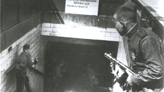 Historic World War II grayscale