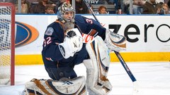 Hockey goalie Edmonton Oilers