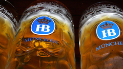 Hoffbrau bier mugs nice
