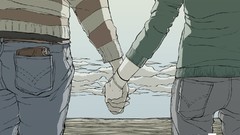 Holding hands