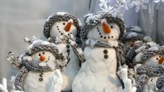 Holidays Christmas Snowmen