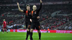 Holland euro 2012 soccer Wembley Arjen Robben Klaas-Jan 