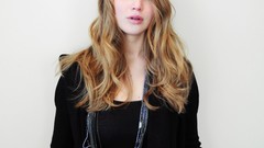 Hollywood Actress long hair brunettes models photo shoot 