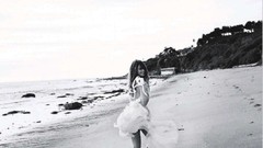 Hollywood Actress long hair brunettes models photo shoot 