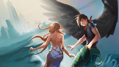 Home wings artwork sakimichan