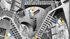 Homer Simpson MC Escher