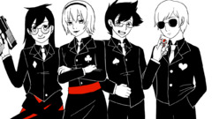 homestuck artwork web comic comic art John Egbert rose lalonde