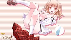 Honey Mana blondes skirts cleavage panties no bra bottomless 