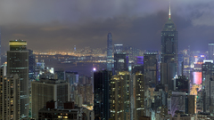 Hong kong at night