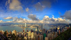 Hong Kong buildings cities