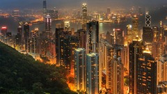 Hong Kong cities cityscapes
