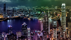 Hong Kong cityscapes night