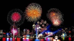 Hong Kong fireworks