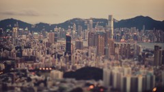 Hong Kong minimalistic depth of field
