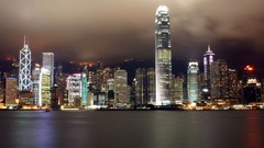 Hong Kong reflections cities