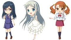 Honma meiko Simple Background We Still Dont Know the Name of 