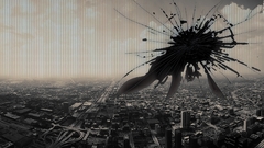 Horizon cityscapes architecture buildings