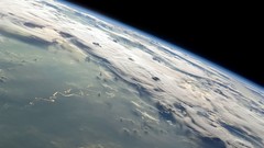 Horizon Earth outer space