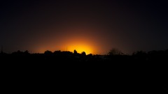 Horizon night sky night landscapes