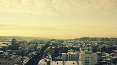 Horizon panorama buildings cities city center kaunas citylife 