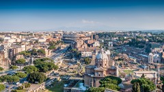 Horizon Rome Italy architecture cityscapes HDR Photography blue 