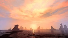 Horizon sunset