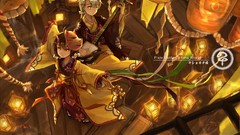 Horns anime girls pixiv fantasia Japanese clothes