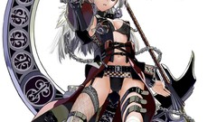 Horns boobs Simple Background original characters Nakabayashi 