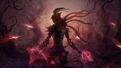 Horns demon hunter diablo iii artwork blizzard entertainment 
