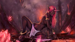 Horns demons fantasy art