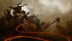 Horns fantasy art battles