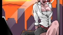 Horns skirts redheads demons ugly americans boobs Callie 