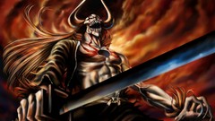 Horns Swords long hair bleach kurosaki ichigo artwork Hollow 