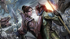 Horns weapons armor artwork