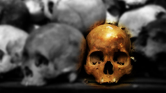 Horror creepy skulls Bones