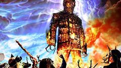 Horror fire iron maiden