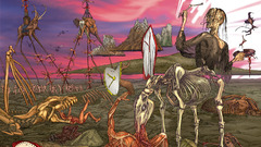 Horror skeletons digital art