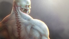 Horror skulls creepy artwork titans