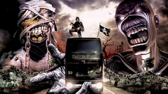 Horror skulls iron maiden