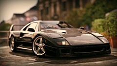 Horses cars Ferrari races ferrari f40 video games