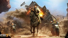 Horses Crash nathan drake uncharted video games motorbikes 