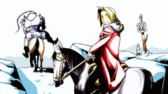 Horses elric edward Elric Alphonse Full Metal Alchemist