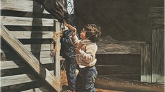 Horses farms Len Gibbs