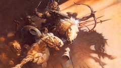 Horses spikes Warriors Frank