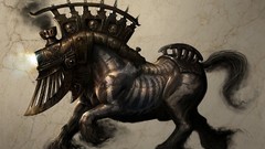 Horses steampunk grill