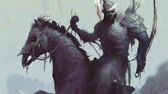 Horses Undead Knights fantasy art