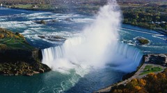 Horseshoe Niagara Falls aerial