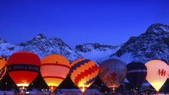 Hot air balloons